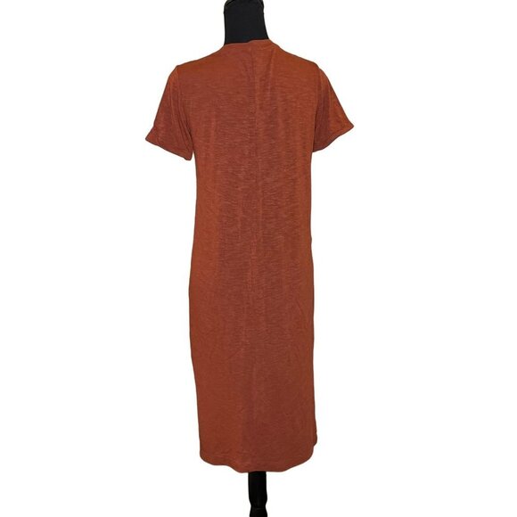 Jessica Simpson Womens Crew Neck Short Sleeve Midi T Shirt Dress - Picture 2 of 2